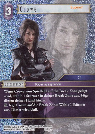Final Fantasy Opus 11-092 C Crowe Blitz