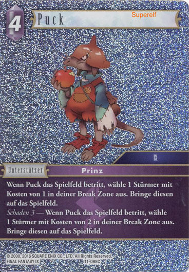 Final Fantasy Opus 11-098 C Puck Blitz
