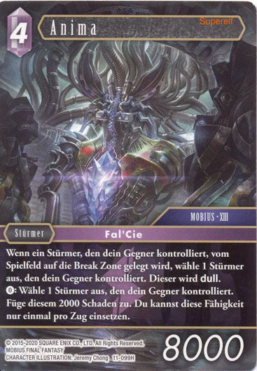Final Fantasy Opus 11-099 H Anima Blitz