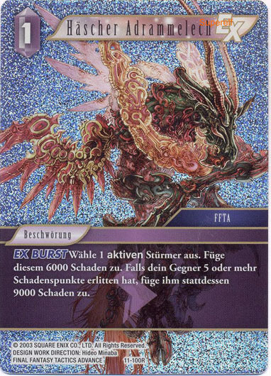 Final Fantasy Opus 11-100 R Häscher Adrammelech Blitz