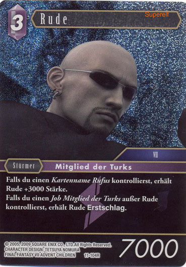 Final Fantasy Opus 11-104 R Rude Blitz