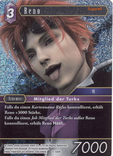 Final Fantasy Opus 11-105 R Reno Blitz