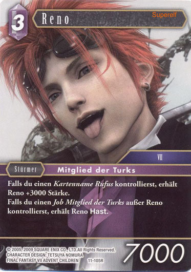 Final Fantasy Opus 11-105 R Reno Blitz