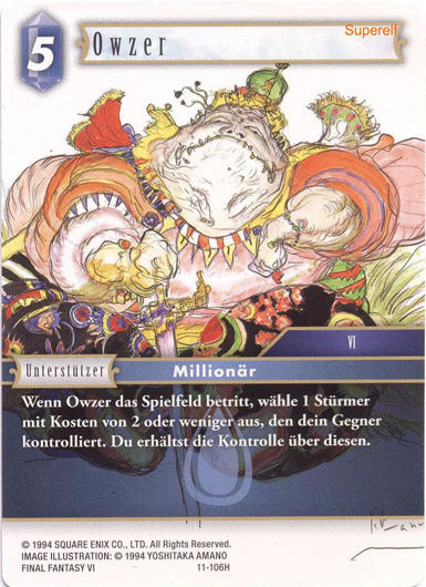 Final Fantasy Opus 11-106 H Owzer Blitz