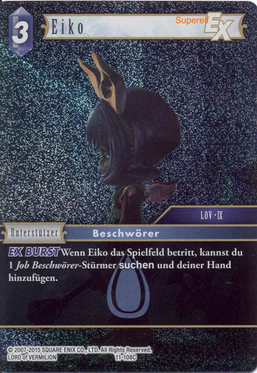 Final Fantasy Opus 11-108 C Eiko Wasser