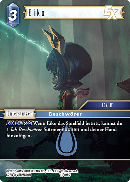 Final Fantasy Opus 11-108 C Eiko Wasser
