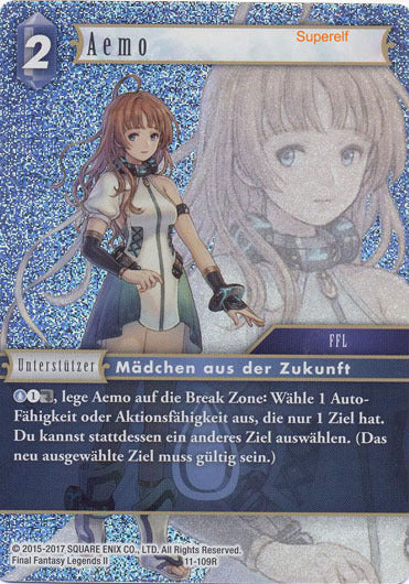 Final Fantasy Opus 11-109 R Aemo Wasser