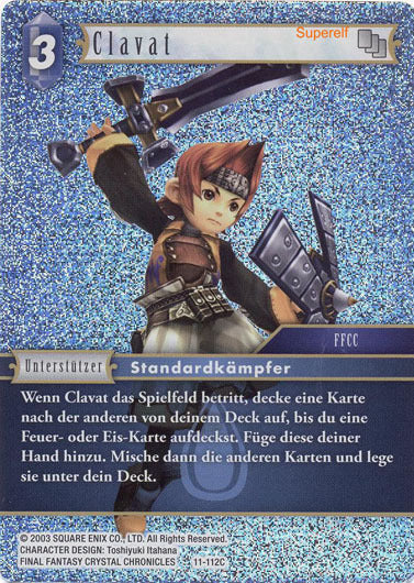 Final Fantasy Opus 11-112 C Clavat Wasser
