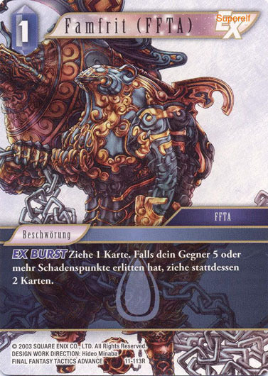 Final Fantasy Opus 11-113 R Famfrit (FFTA) Wasser