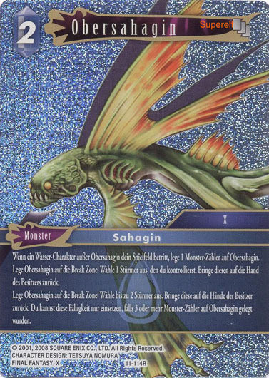 Final Fantasy Opus 11-114 R Obersahagin Wasser