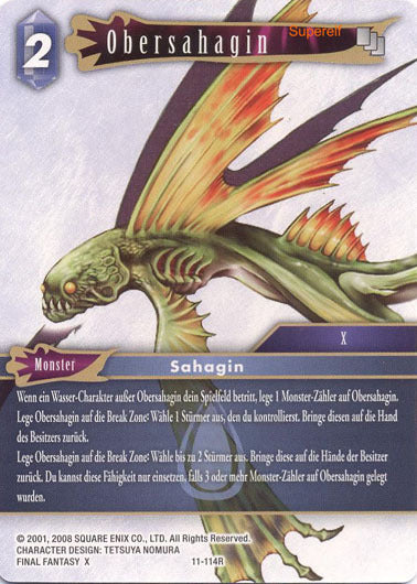 Final Fantasy Opus 11-114 R Obersahagin Wasser