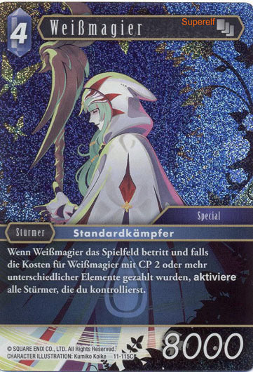 Final Fantasy Opus 11-115 C Weißmagier Wasser
