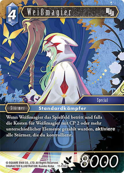 Final Fantasy Opus 11-115 C Weißmagier Wasser