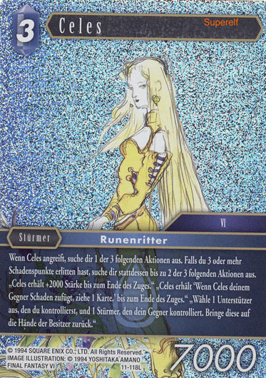 Final Fantasy Opus 11-118 L Celes Wasser