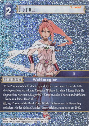 Final Fantasy Opus 11-121 C Porom Wasser