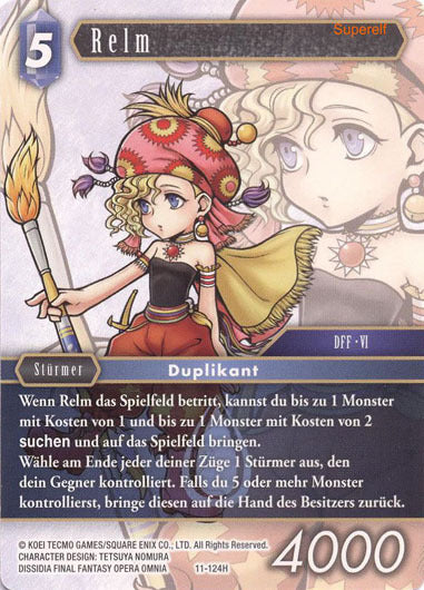 Final Fantasy Opus 11-124 H Relm Wasser