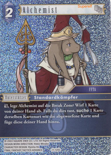 Final Fantasy Opus 11-125 C Alchemist Wasser