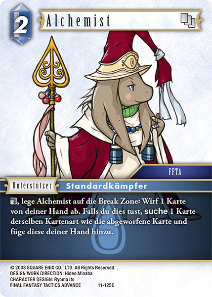 Final Fantasy Opus 11-125 C Alchemist Wasser