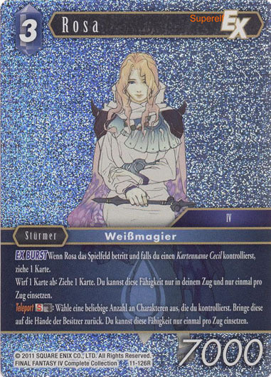 Final Fantasy Opus 11-126 R Rosa Wasser