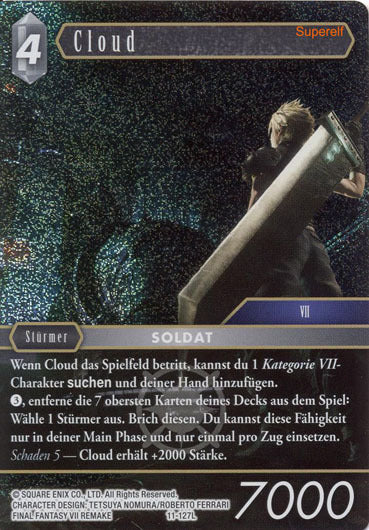 Final Fantasy Opus 11-127 L Cloud Licht