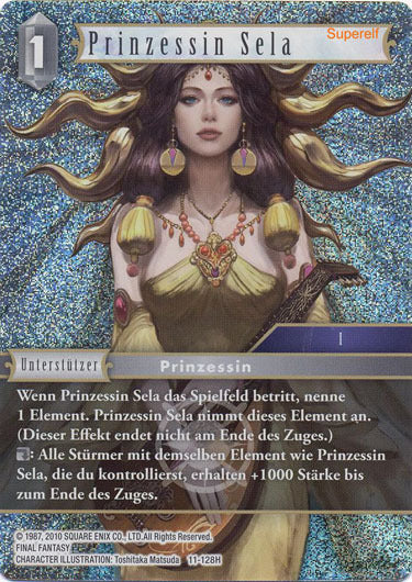 Final Fantasy Opus 11-128 H Prinzessin Sela Licht