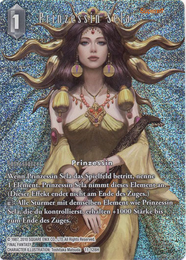 Final Fantasy Opus 11-128 H Prinzessin Sela Licht
