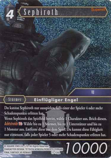 Final Fantasy Opus 11-130 L Sephiroth Schatten