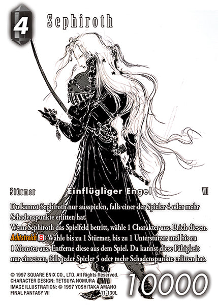 Final Fantasy 11-130L Sephiroth Full Art Premium - Legacy Karte aus OPUS 18 - Neues Design