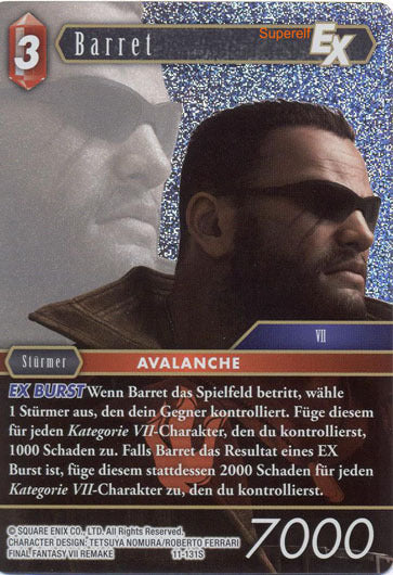 Final Fantasy Opus 11-131 S Barret  Feuer