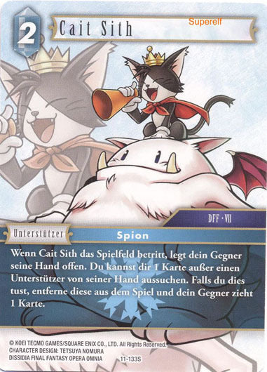 Final Fantasy Opus 11-133 S Cait Sith  Eis
