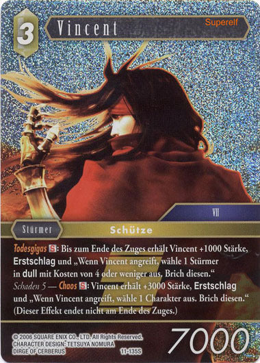 Final Fantasy Opus 11-135 S Vincent  Erde