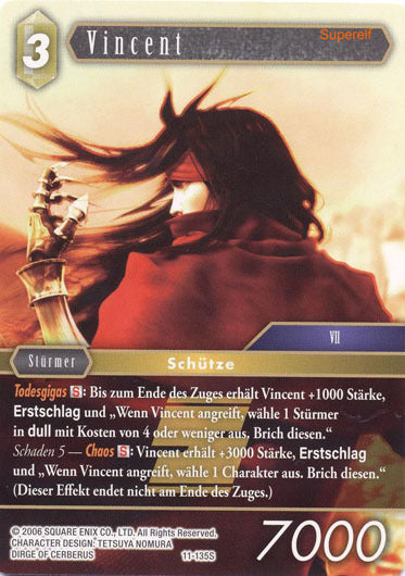Final Fantasy Opus 11-135 S Vincent  Erde