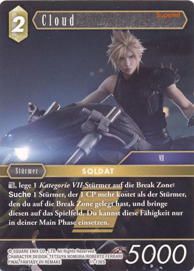 Final Fantasy Opus 11-136 S Cloud  Erde