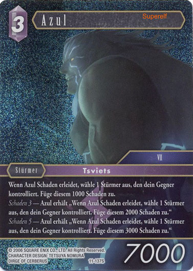 Final Fantasy Opus 11-137 S Azul  Blitz