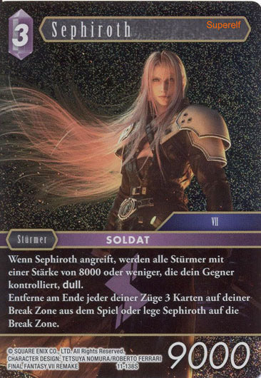 Final Fantasy Opus 11-138 S Sephiroth  Blitz