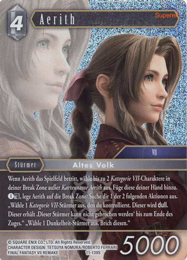 Final Fantasy Opus 11-139 S Aerith  Licht