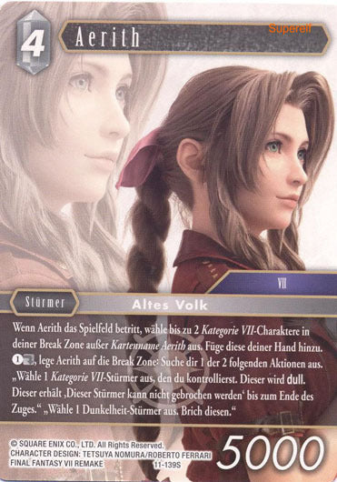Final Fantasy Opus 11-139 S Aerith  Licht