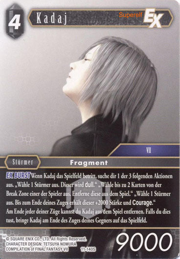 Final Fantasy Opus 11-140 S Kadaj  Schatten
