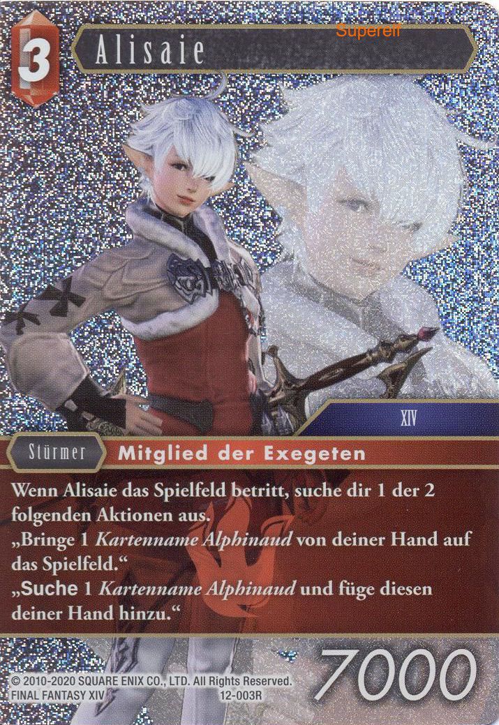 Final Fantasy Opus 12-003 R Alisaie Feuer