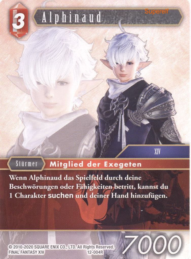 Final Fantasy Opus 12-004 R Alphinaud Feuer