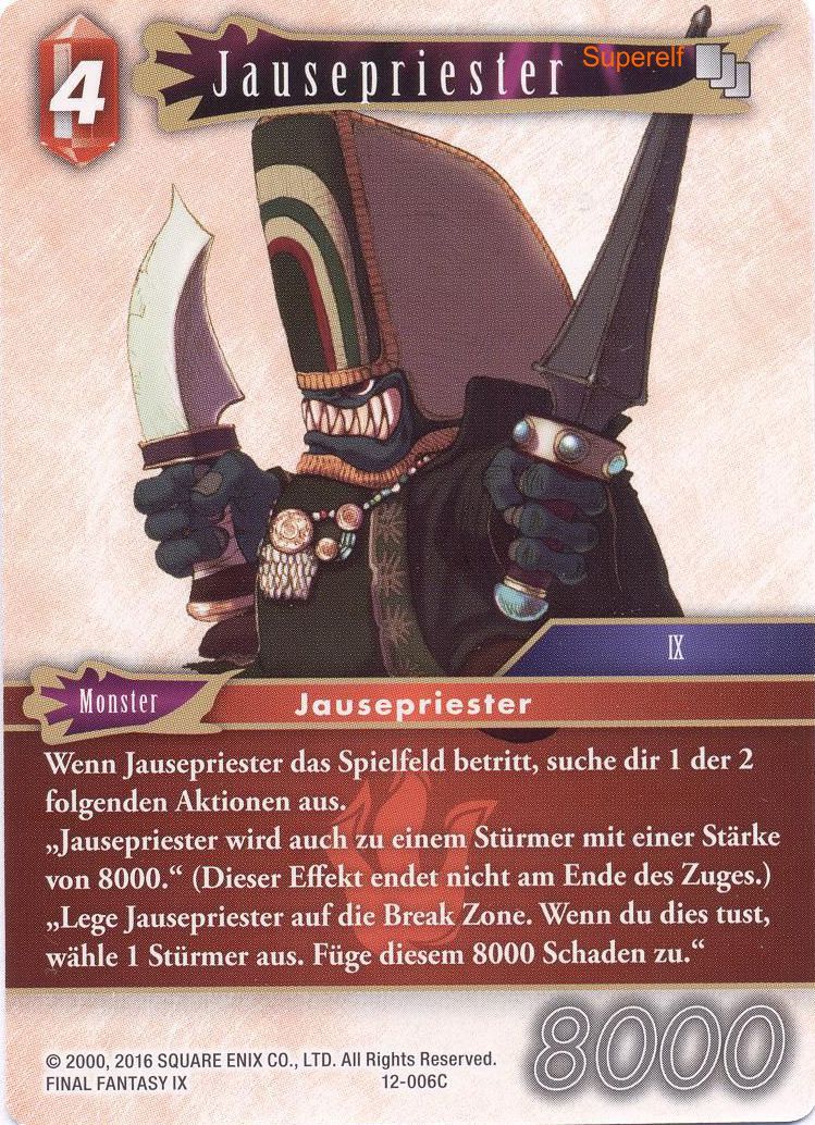 Final Fantasy Opus 12-006 C Jausepriester Feuer
