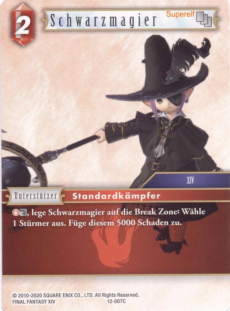 Final Fantasy Opus 12-007 C Schwarzmagier Feuer