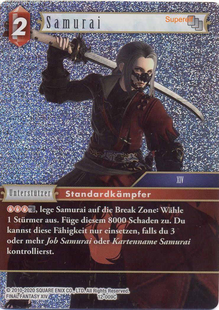 Final Fantasy Opus 12-009 C Samurai Feuer