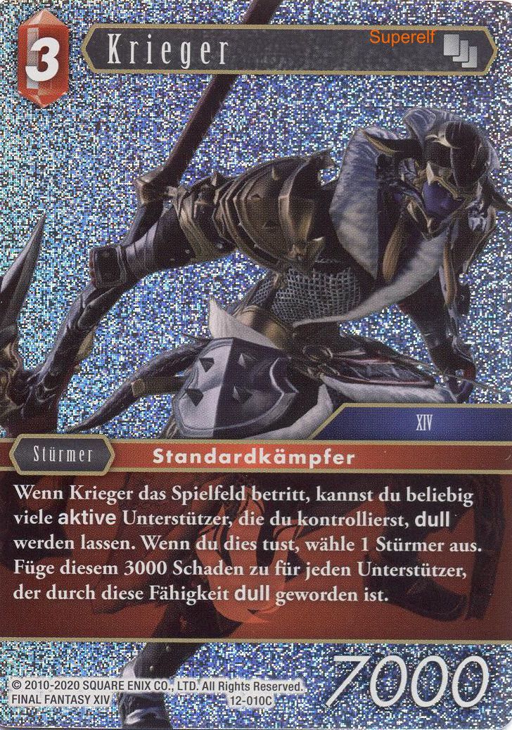 Final Fantasy Opus 12-010 C Krieger Feuer