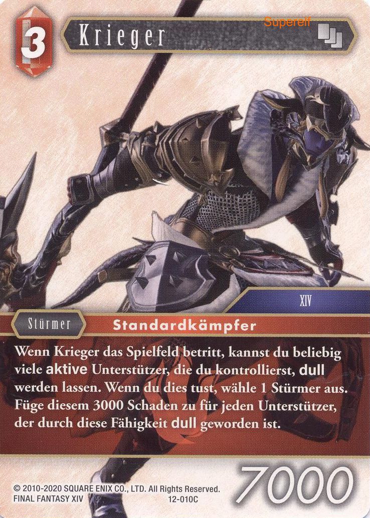 Final Fantasy Opus 12-010 C Krieger Feuer