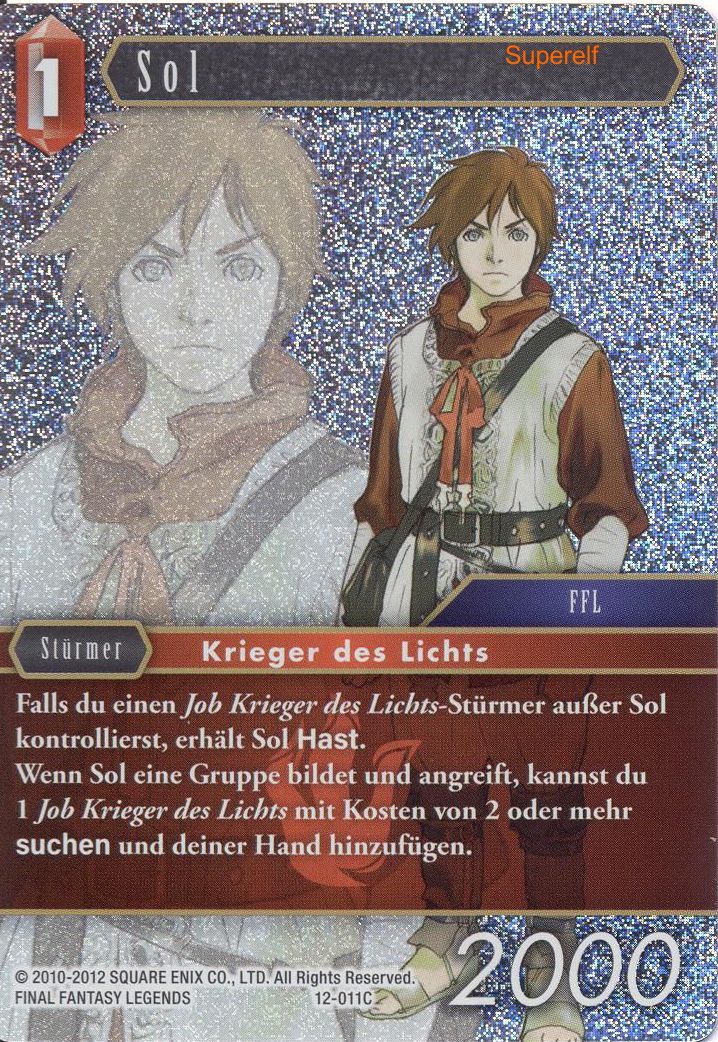 Final Fantasy Opus 12-011 C Sol Feuer