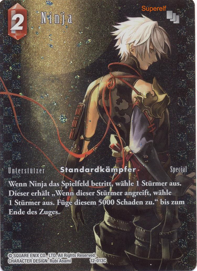 Final Fantasy Opus 12-013 C Ninja Feuer
