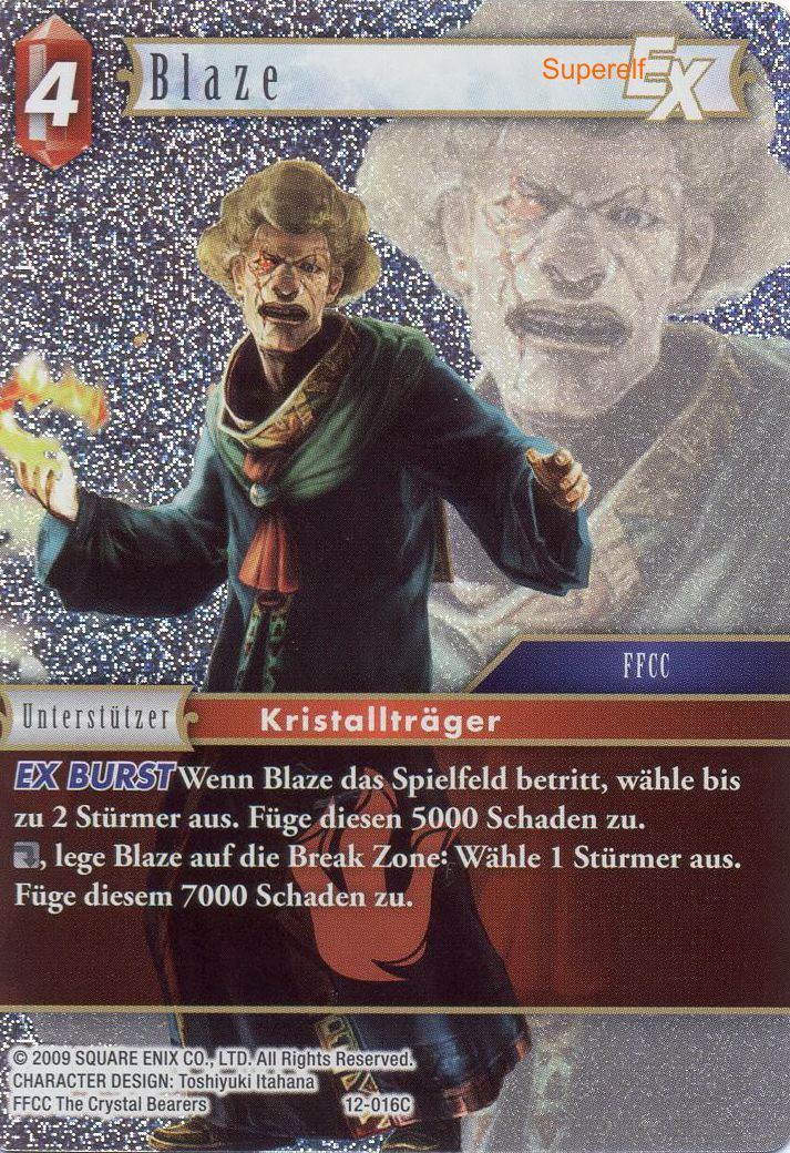 Final Fantasy Opus 12-016 C Blaze Feuer