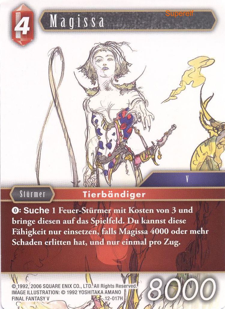 Final Fantasy Opus 12-017 H Magissa Feuer