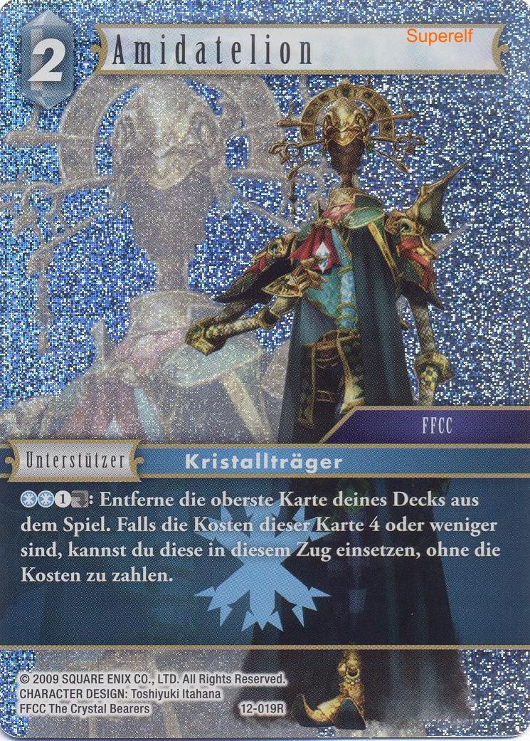 Final Fantasy Opus 12-019 R Amidatelion Eis